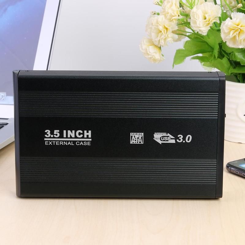 3.5inch SATA USB3.0 HDD Box - 3.5 Inch Sata Hard Disk Case HDD Hard Case Fast Data Transfer