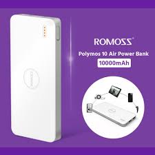 Romoss power bank polymos 10 Air 10000mAh