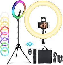SPEED-X 26CM 26COLOR RGB RING LIGHT WITH REMOTE
