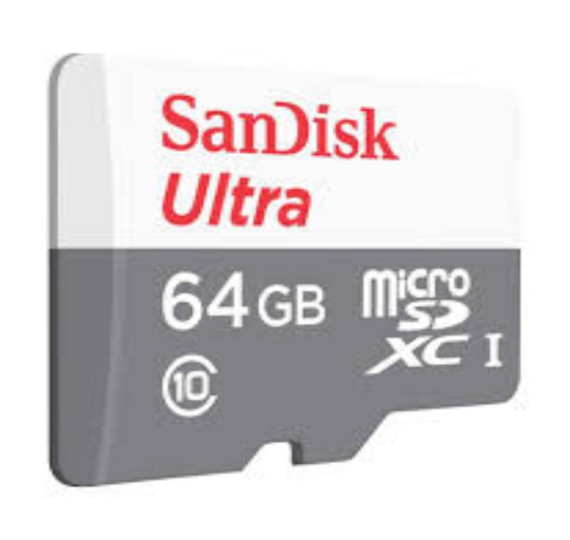 SanDisk Ultra 64GB MicroSD UHS-I 80Mb/S Memory Card High Quality