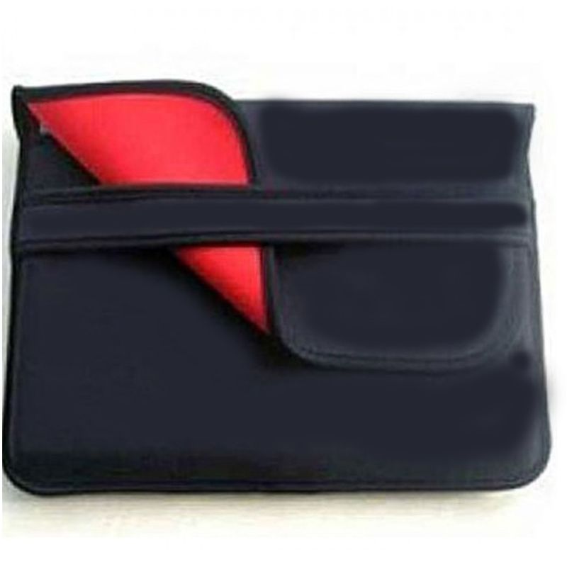 Laptop Sleeve 14.1 Inch Flap & Belt Black - Sleeve - 14.1 inch sleeve - Belt  sleeve 14.1 - Laptop belt sleeve