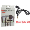 3.5mm Collar MIC - Lavalier Microphone Noise Detection Mic High Quality Mic