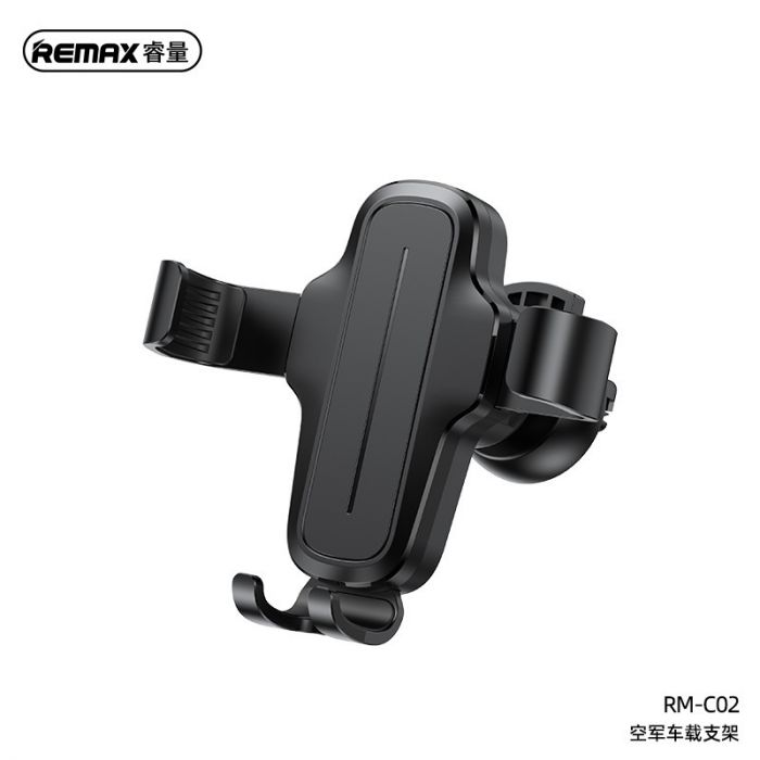 Remax RM-C02 Konji Series Mini Size 360 Stable Air Vent Car Mount Stable Gripping Phone Holder