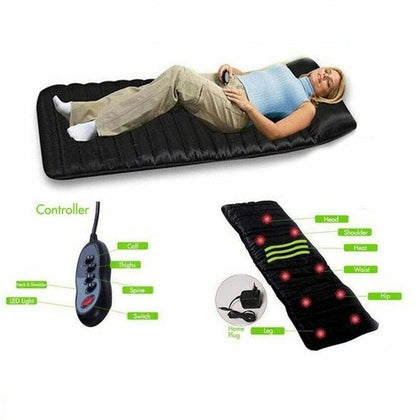 MASSAGE BODY Massager, Bed Mattress of 9 Motor and 9 Soothing Heat