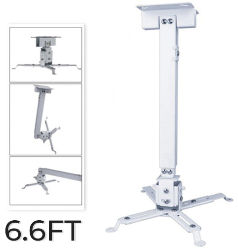 PROJECTOR CEILING MOUNT KIT (SQUARE TYPE) STAND 6.6 FEET 2 M - 6.6 Feet Ceiling Mount kit - Ceiling mount kit - Projector ceiling mount kit