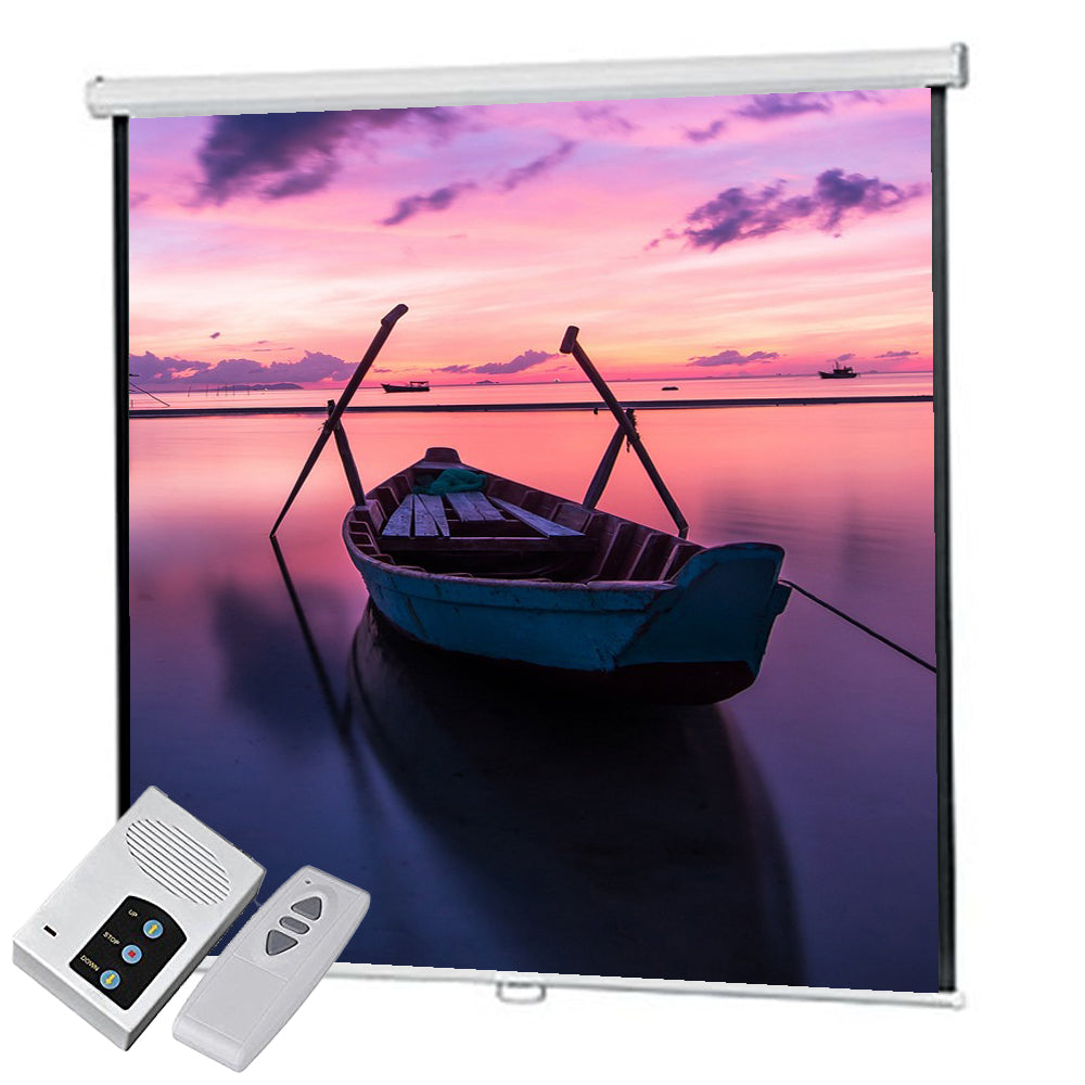 Projector Screen 72 inch Electric Motorised 6x6 Feet 1:1MW Speed-X - Projector -  72 inch projector