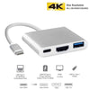 Type C 3.1 To Vga+Otg C+Usb 3.0