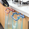 Hanging Trash Garbage Rubbish Kitchen Carrier Bag Bin Holder Plastic Hanger  - Hanger - Garbage bag holder