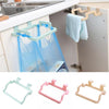 Hanging Trash Garbage Rubbish Kitchen Carrier Bag Bin Holder Plastic Hanger  - Hanger - Garbage bag holder