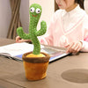 Dancing Cactus with RECORDING, Plush Funny Electronic Shaking Cactus Singing Dancing Cactus Twisting Cactus Cute Plush Toy Education Toy Plush Toy with upto 10 Songs for Home Decoration and Children Playing Birthday Gift Kids Toy