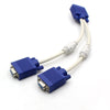 vga Y cable OD 8MM - VGA cable - Power cable - Computer cable - PC cable - VGA Y cable - VGA 2 in 1 cable